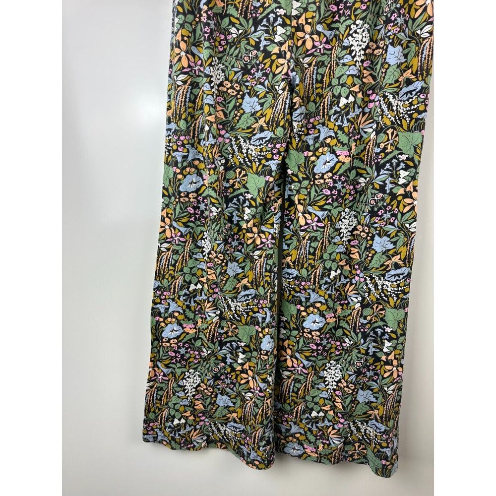 By Anthropologie Printed Pants Flare Leg Lounge Stretch Pull On Women's Medium - Picture 13 of 15